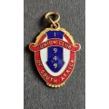 Union Club of SA Enamel Badge 1949 no. 852 - as per photograph
