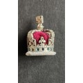 Silver Plated Imperial State Crown - as per photograph