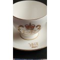 The Queen Ann`s Silver Jubilee Cup & Saucer 1952-1977 - as per photograph