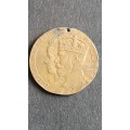 Bronze Medallion Souvenir of the Coronation 22 June 1911 (Natal) - as per photograph