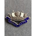 Royal Navy Sterling Silver Badge - as per photograph