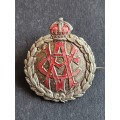Army Veteran Corps Sweetheart Brooch (enameled) 25mm x 30mm - as per photograph