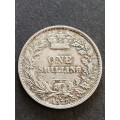 Queen Victoria One Shilling 1879 with die number 1 - VF+ (extremely rare coin) - as per photograph