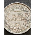 Queen Victoria One Shilling 1879 with die number 1 - VF+ (extremely rare coin) - as per photograph