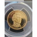 The Presidential Series USA 1 Dollar 2008-S 5th President of US James Monroe 1817-1825