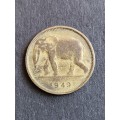 Belgium Congo 1 Franc 1949 - as per photograph