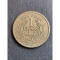 Tunisie One Franc 1941 - as per photograph