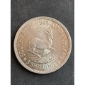 Union 5 Shillings 1949 EF+/UNC - as per photograph