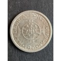 Republica Portuguesa Mozambique 5 Escudos 1960 Silver - as per photograph