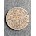 India One Quarter Anna 1876 - as per photograph