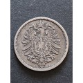 Deutsches Reich One Mark 1875 Silver- as per photograph