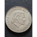 Nederlands 2 1/2 Gulden 1959 Silver .720 - as per photograph