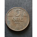 Norway 5 Ore 1914 - as per photograph