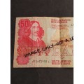 CL Stals Fifty Rand First Issue Note A/E (nice condition) - as per photograph