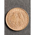 Union Farthing 1955 (nice condition) - as per photograph