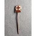 SA Red Cross Enamel Stick Pin - as per photograph