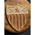 WW2 US Adjutant General Department Collar Disk - as per photograph