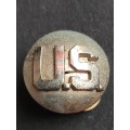 USA Military Pin Silver Toned Army Pin Badge - as per photograph