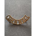 Cornwall Shoulder Title- as per photograph