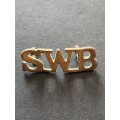 South Wales Borderers Shoulder Title- as per photograph