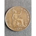 UK Penny Queen Victoria 1881 (nice condition) - as per photograph