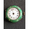 Vintage Ladies Silver and Enamel Pocket Watch Stamp .925 total weight 17.3 grams - as per photograph