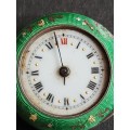 Vintage Ladies Silver and Enamel Pocket Watch Stamp .925 total weight 17.3 grams - as per photograph
