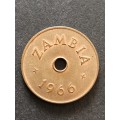 Zambia One Penny 1966 - as per photograph