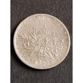 France 5 Francs 1964 Silver- as per photograph