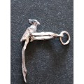 Sterling Silver Bird Charm 1.8g - as per photograph