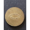 Van Riebeeck Coffee Token (Gold Moher East India Co.) - as per - as per photograph