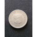 Republica Portuguesa Mozambique 2 1/2 Escudos 1935 Silver - as per photograph