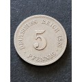 Deutsches Reich 5 Pfennig 1876 - as per photograph
