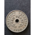 Southern Rhodesia One Penny 1935 - as per photograph