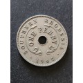 Southern Rhodesia One Penny 1942 - as per photograph
