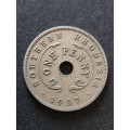 Southern Rhodesia One Penny 1937 - as per photograph