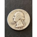 Washington 1/4 Dollar 1945 Silver - as per photograph