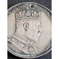 Natal 1902 Silver Coronation of King Edward VIII Medal - missing ring/ribbon - as per photograph