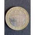 UK 2 Pounds Rugby World Cup 1999 Commemorative Coin - as per photograph