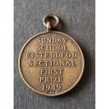 Sunday School Eisteddfod Sectional First Prize 1949 Bronze Medallion- as per photograph