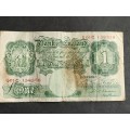UK One Pound 1955 Bank of England (tears/folds)- as per photograph