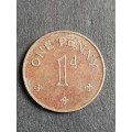 Malawi 1 Penny 1967 - as per photograph