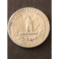 USA Washington 1/4 Dollar 1964 Silver- as per photograph