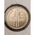 Southern Rhodesia Threepence 1942 - as per photograph