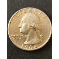 USA Washington 1/4 Dollar 1964D Silver- as per photograph