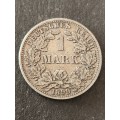 Deutsches Reich 1 Mark 1899 Silver- as per photograph