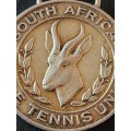 SA Table Tennis Union Silver Medallion 16.6g - as per photograph