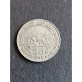 East Africa 50 Cents 1948 - as per photograph