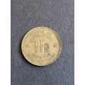 Belgium Congo 1 Franc 1944 - as per photograph