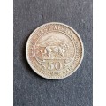 East Africa 50 Cents 1958 - as per photograph